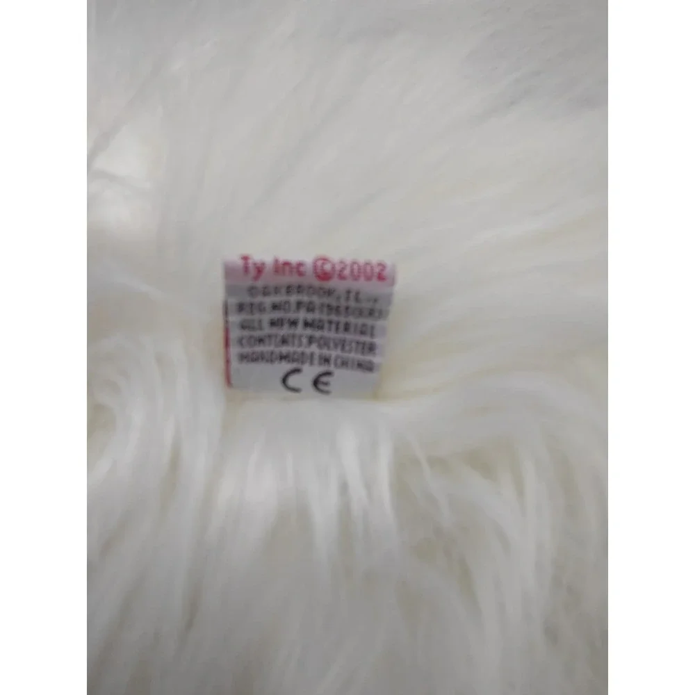 Ty Classic SUGAR White Persian Cat 12